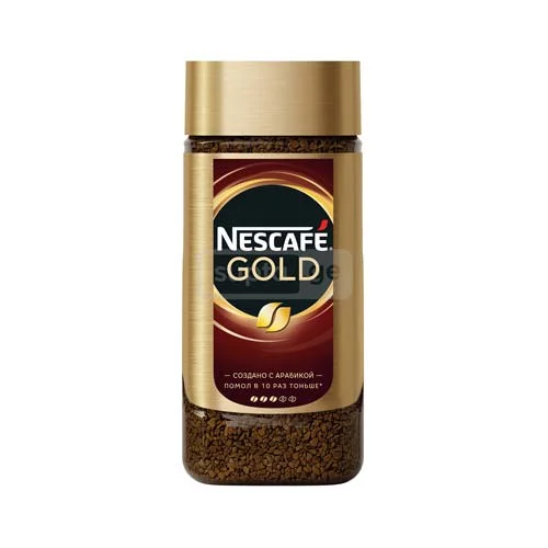 Nescafe Gold-ნესკაფე ხსნადი ყავა შუშის ქილაში 190გრ